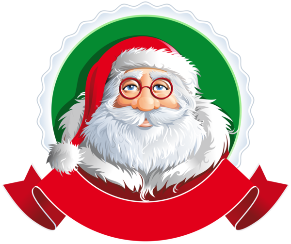 Transparent Rudolph Santa Claus Christmas Christmas Ornament Facial Hair for Christmas