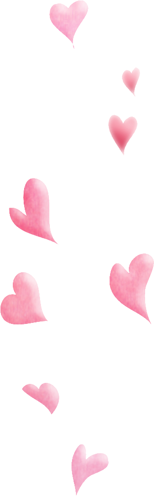 Transparent Pink Gratis Heart for Valentines Day