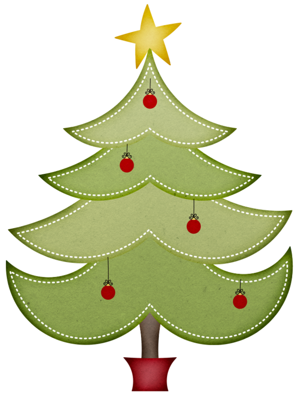 Transparent Christmas Ornament Spruce Christmas Tree Fir Evergreen for Christmas