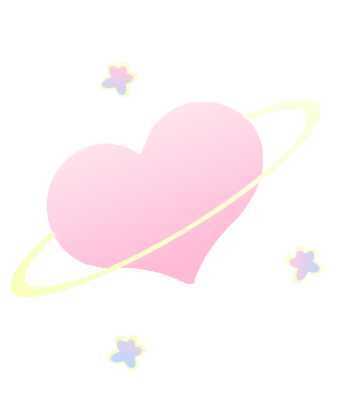Transparent Love Computer Lilac Pink Heart for Valentines Day