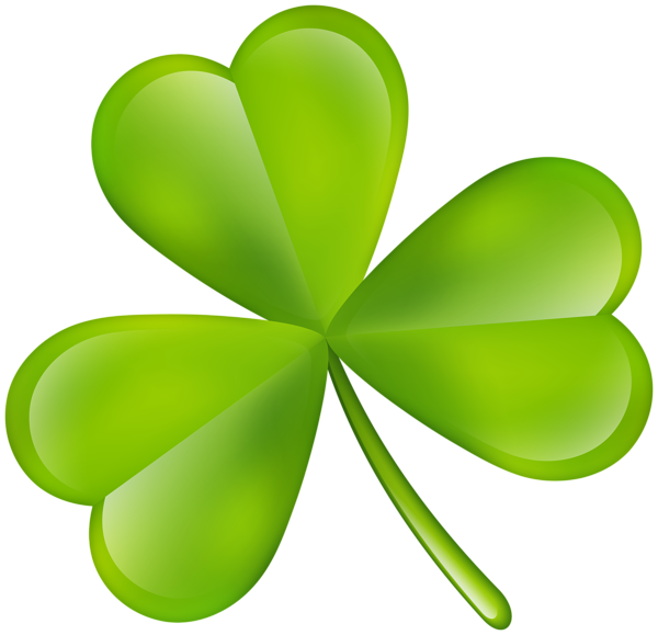 Transparent Shamrock Saint Patricks Day Clover Green Leaf for St Patricks Day