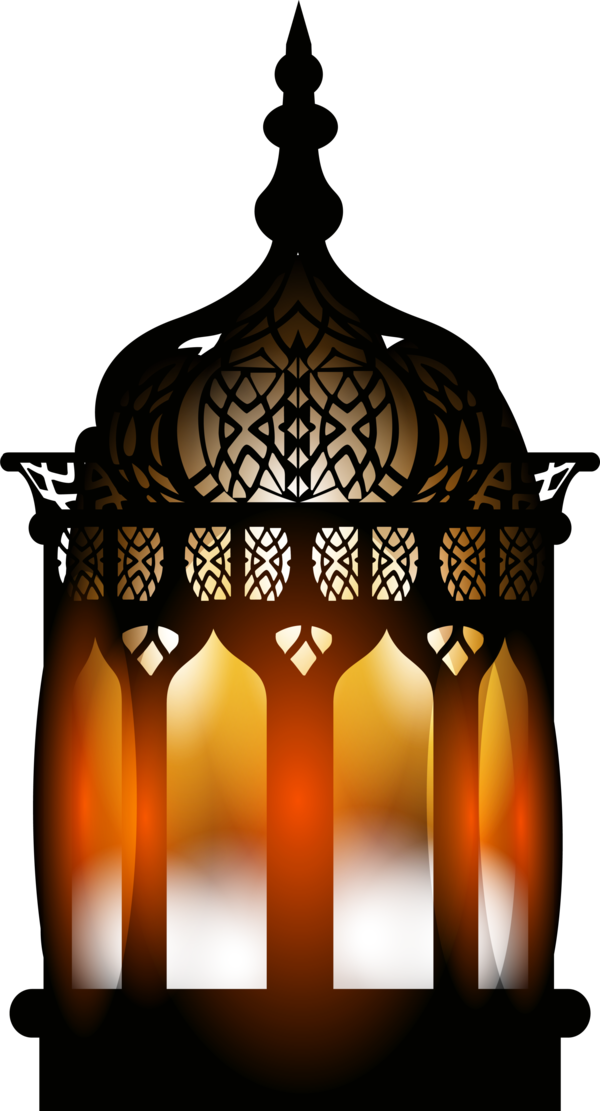 Transparent Quran Islam Ramadan Lighting Accessory Light Fixture for Ramadan