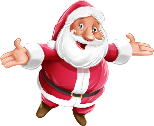 Transparent Santa Claus Animation Christmas Christmas Ornament Thumb for Christmas