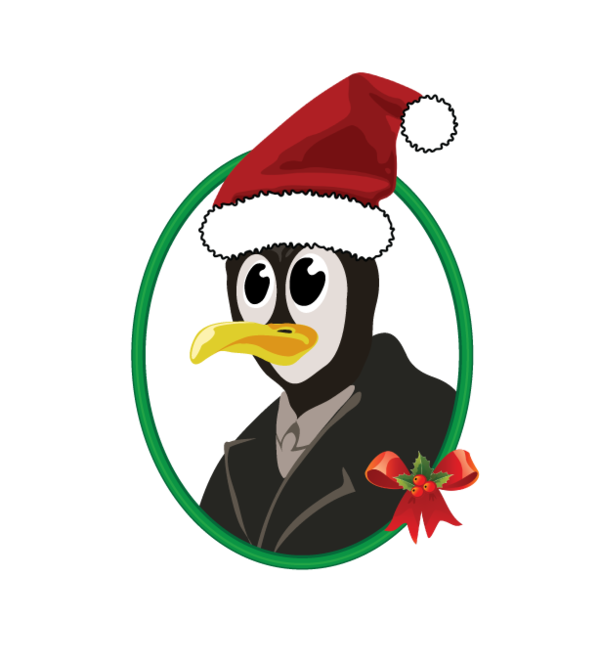 Transparent Bird Penguin Flightless Bird Christmas Ornament for Christmas