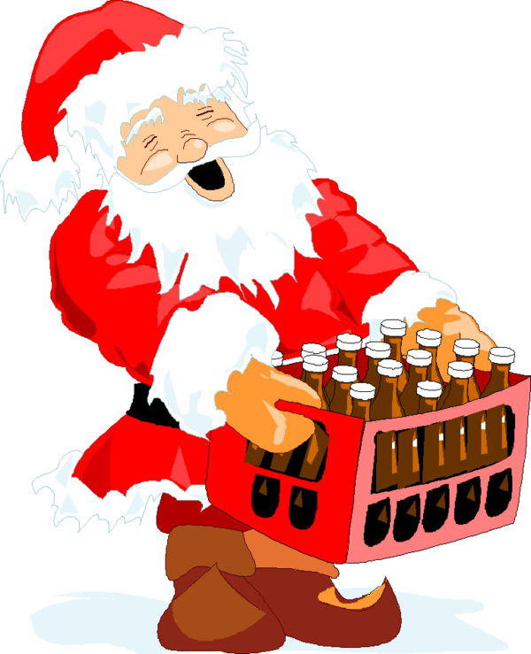 Transparent Santa Claus Beer Christmas Christmas Ornament Christmas Decoration for Christmas
