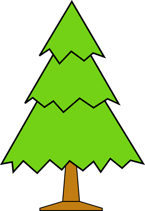 Transparent Christmas Tree Christmas Tree Christmas Ornament Symmetry for Christmas