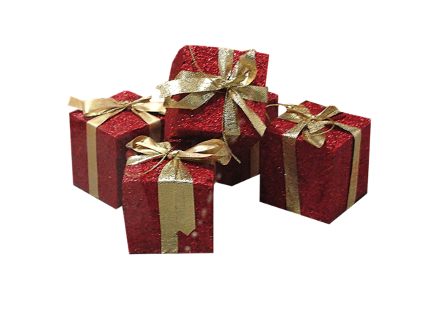 Transparent Gift Ribbon Christmas Ornament Box for Christmas