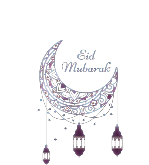 Transparent Eid Alfitr Eid Mubarak Eid Aladha Jewellery Body Jewelry for Ramadan