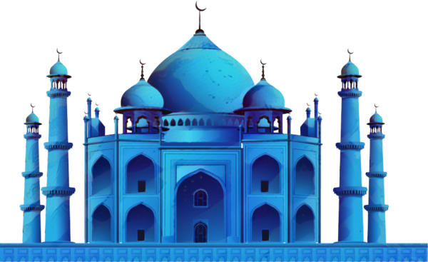 Transparent Taj Mahal Mehtab Bagh Black Taj Mahal Landmark Mosque for Ramadan