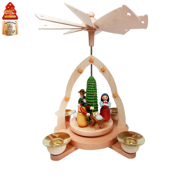 Transparent Christmas Day Saico Pyramide Rehe Kerze Christmas Ornament Toy for Christmas