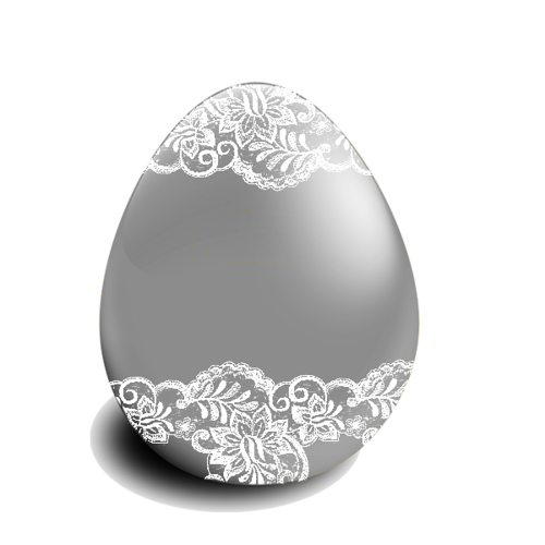 Transparent Shirred Eggs Egg Easter Silver for Easter
