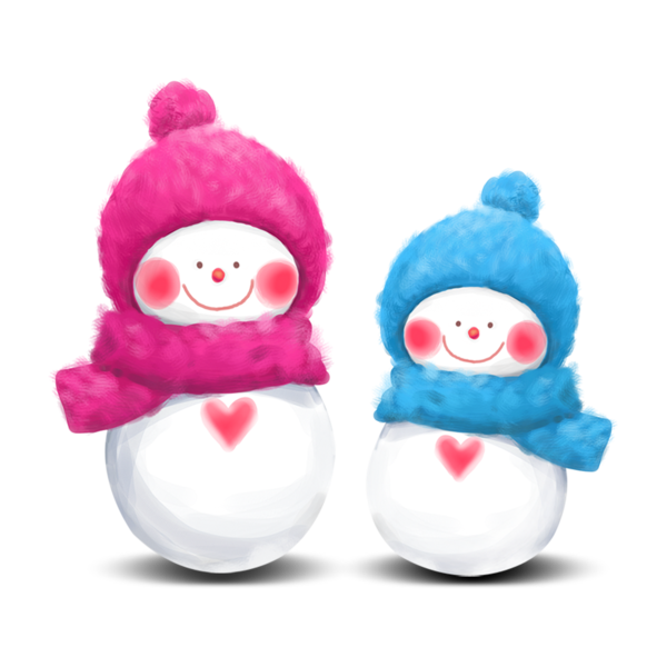 Transparent Snowman Christmas Winter Stuffed Toy Material for Christmas