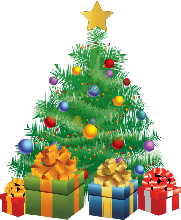 Transparent Christmas Tree Gift Christmas Fir Pine Family for Christmas