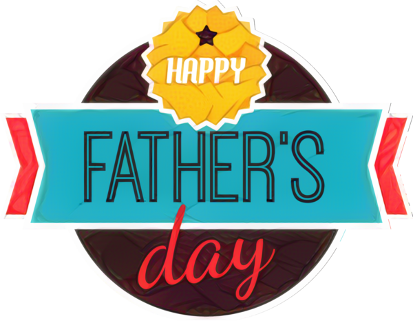 Transparent Fathers Day Father Logo Label for Fathers Day