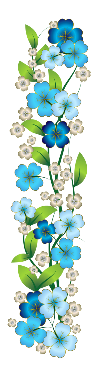 Transparent Flower Blue Blue Flower Plant Flora for Valentines Day