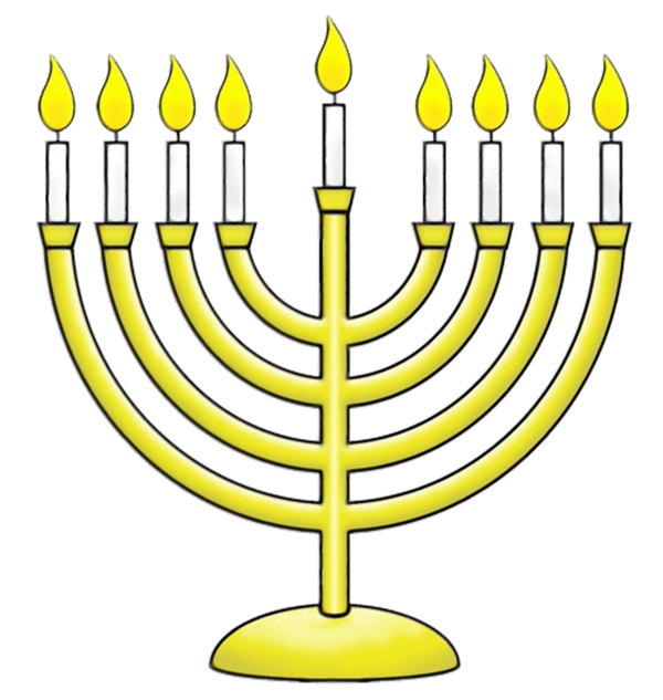 Transparent Judaism Jewish Symbolism Menorah Candle Holder Hanukkah for Hanukkah