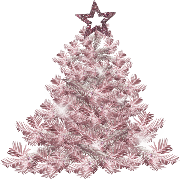 Transparent New Year Christmas Ornament Christmas Tree Pink Pine Family for Christmas