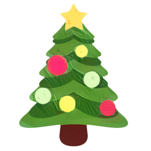 Transparent Emoji Christmas Day Christmas Tree Christmas Decoration for Christmas