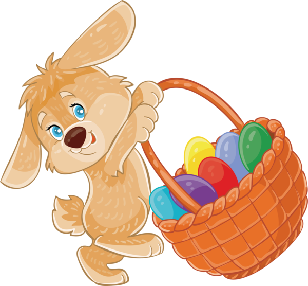 Transparent Easter Bunny Easter Rabbit Food for Easter