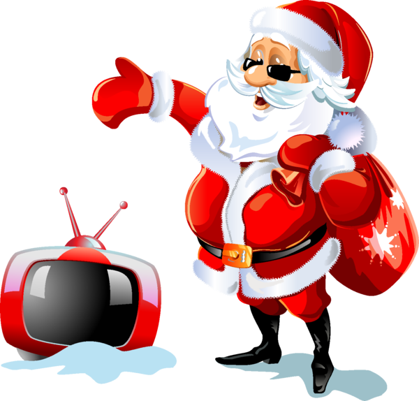 Transparent Santa Claus Christmas Virtual Reality Headset Christmas Ornament for Christmas