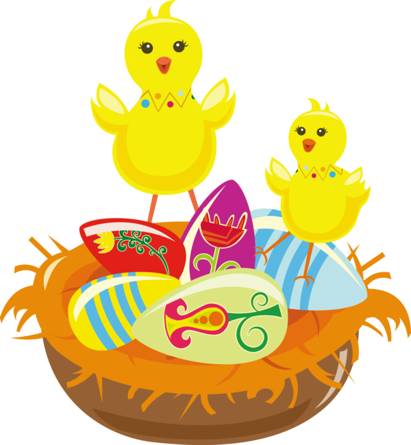Transparent Bird Food Easter Egg for Easter