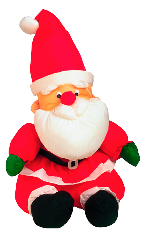 Transparent Christmas Santa Claus Ded Moroz Christmas Ornament Stuffed Toy for Christmas