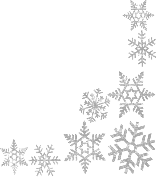 Transparent Snowflake Document Blue Microphones Nessie Petal Line Art for Christmas