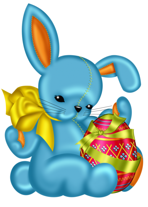 Transparent Easter Bunny Rabbit Easter Egg for Easter