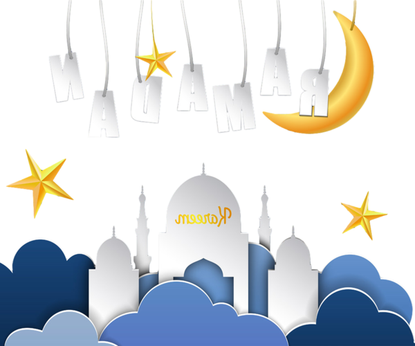 Transparent Logo Ramadan Infographic White Yellow for Ramadan