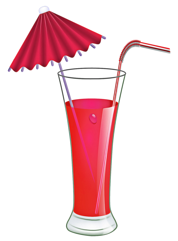 Transparent Sea Breeze Strawberry Juice Nonalcoholic Drink Drink Nonalcoholic Beverage for Valentines Day