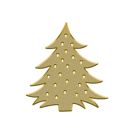 Transparent Fir Christmas Tree Christmas Ornament for Christmas