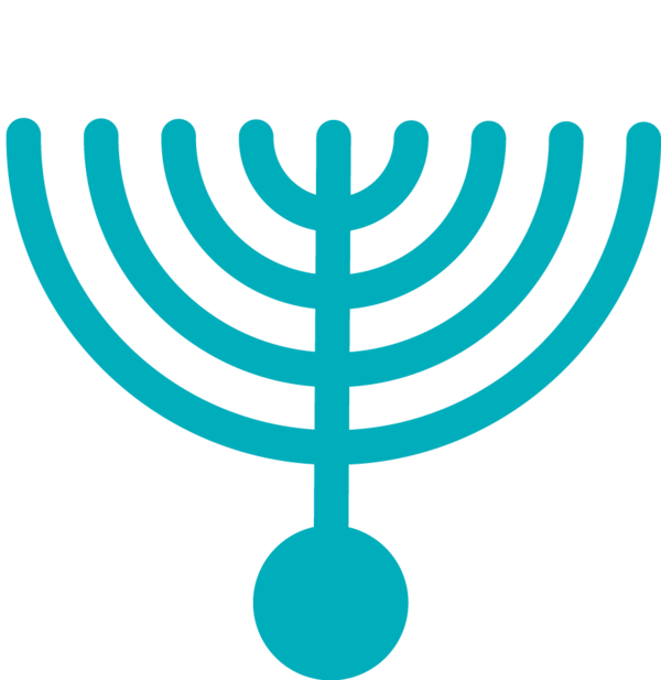 Transparent Hanukkah Menorah Judaism Area Text for Hanukkah