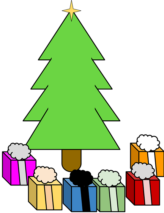 Transparent Santa Claus Christmas Day Gift Christmas Tree Tree for Christmas