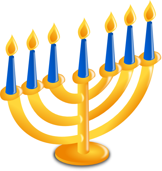 Transparent Menorah Judaism Hanukkah for Hanukkah