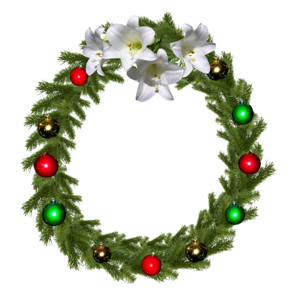 Transparent Rudolph Santa Claus Christmas Day Christmas Decoration Wreath for Christmas