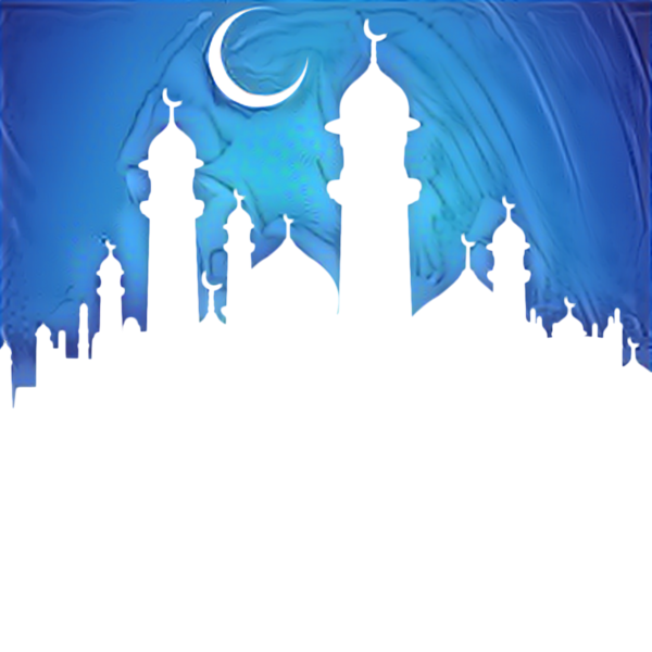 Transparent Alaqsa Mosque Dome Of The Chain Eid Alfitr Blue Landmark for Ramadan