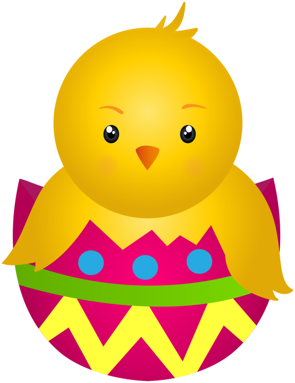 Transparent Easter Bunny Easter Egg Egg Yellow Beak for Easter