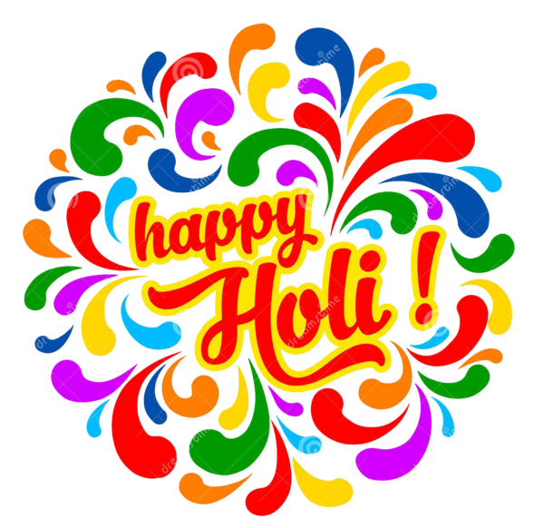 Transparent Holi Drawing Greeting Note Cards Petal Flower for Holi