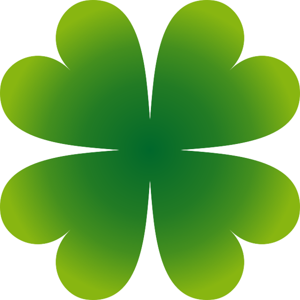 Transparent Fourleaf Clover Clover Shamrock Leaf Symbol for St Patricks Day