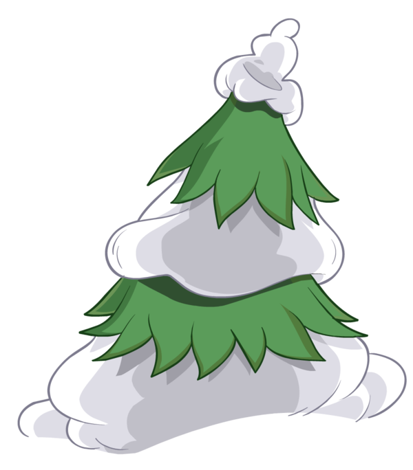 Transparent Christmas Tree Spruce Christmas Ornament Green Leaf for Christmas
