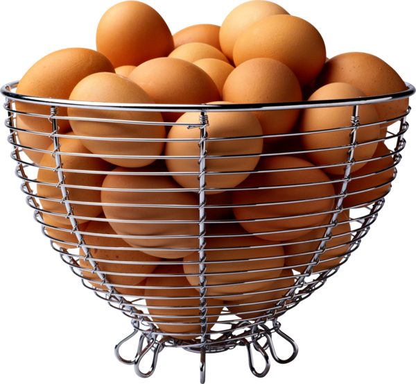Transparent Fried Egg Chicken Egg In The Basket Basket Storage Basket for Easter