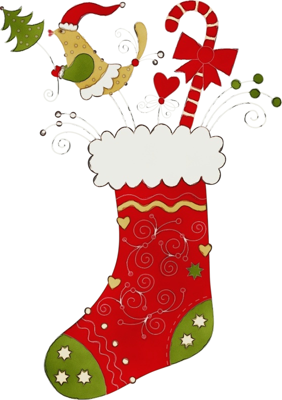 Transparent Christmas Stocking Christmas Decoration Interior Design for Christmas