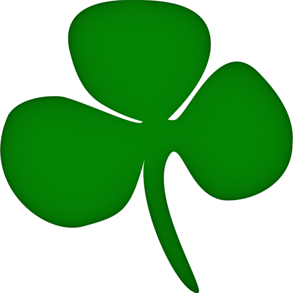 Transparent Shamrock Clover Saint Patricks Day Green Leaf for St Patricks Day