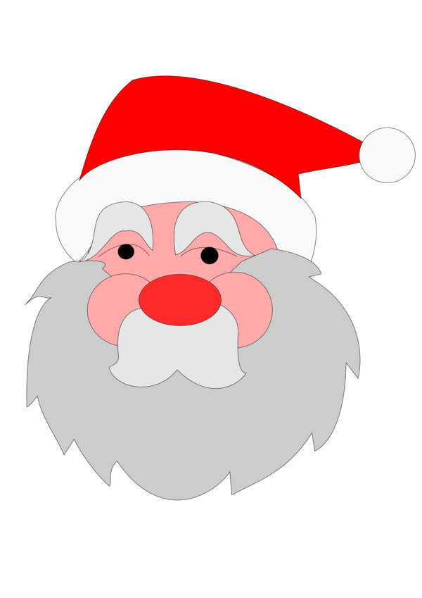 Transparent Santa Claus Christmas Cartoon Christmas Ornament Christmas Decoration for Christmas