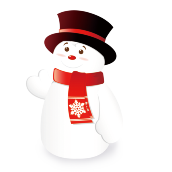 Transparent Snowman Winter Christmas Christmas Ornament for Christmas