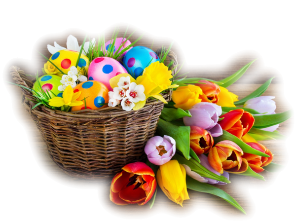 Transparent Easter Holiday Great Lent Flower Gift for Easter