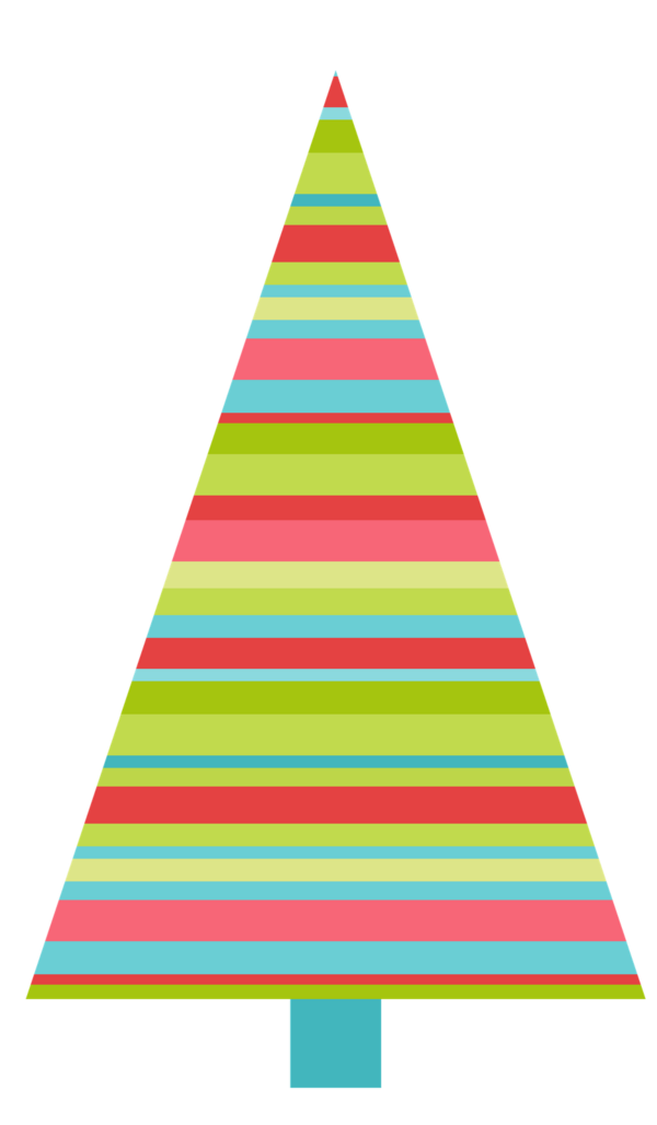 Transparent Christmas Tree Christmas Scrapbooking Green Triangle for Christmas