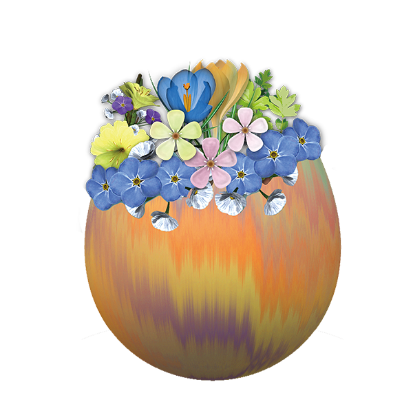 Transparent Easter Egg Easter Egg Flowerpot Ceramic for Easter