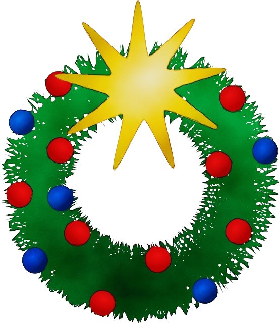 Transparent Christmas Decoration Christmas Ornament Circle for Christmas