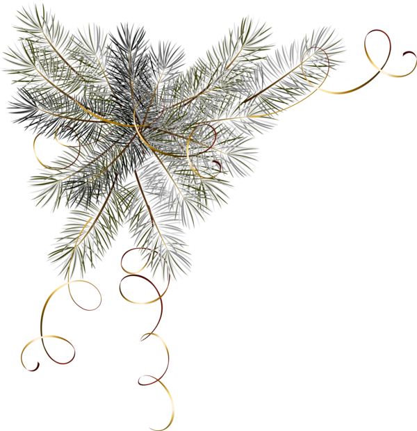 Transparent Christmas Christmas Decoration New Year Fir Pine Family for Christmas